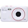 Acouto Videocamera per Videocamera Digitale Videocamera 72MP 2,5k 16x Zoom Focus Automatico Anti Shake da 2,4 Pollici Schermo Portatile Compatto con Stabilizzazione Multi -assi per