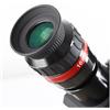 Generic Telescopio Oculare ad alto ingrandimento grandangolare da 1,25 '' Accessori for telescopio astronomico UWA82 ° 4/7 / 16MM / Pellicola verde metallo(16mm)