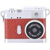 Topiky Mini Fotocamera Portachiavi, Videocamera CCD per Fotocamera Digitale retrò HD con Schermo da 0,96 Pollici Luce LED 4 Filtri, per la Registrazione di Studi di Viaggio (Marrone vintage)