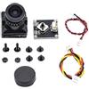 BAPPRJJ Mini1/3 CMOS 1500TVL B19 FPV Fotocamera Obiettivo da 2,1 mm Alimentazione 5V-30V PAL/NTSC Con OSD interno regolabile for RC FPV Racing Drone(Bundle 1)