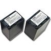 vhbw 2x Batteria compatibile con Sony DCR-DVD506(E), DCR-DVD510(E), DCR-HC27(E) videocamera camcorder (3300mAh, 7,4V, Li-Ion) con infochip