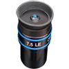 Generic Accessori per telescopi Oculare da 1,25 pollici Oculare acromatico da 4,5 mm/7,5 mm/10,5 mm con estrazione pupillare lunga for telescopi astronomici(F7.5mm)