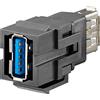Rutenbeck 17010650 USB-Keystone USB a Bianco cavo di interfaccia e adattatore