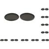 Generic 10 set di metallo UV CPL ND IR Filtro Case di Protezione Box Lens Cover Stack Storage Cap 55mm