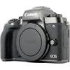 Canon EOS M5 Fotocamera digitale Mirrorless con Obiettivo EF-M 15-45 mm e Adattatore EF-EOS M, Nero