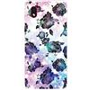 MUTOUREN Cover per Samsung Galaxy A01 Core Custodia in Silicone TPU Trasparenti Ultra Sottile Antigraffio Antiurto Protettivo Case con Pellicola Proteggi Schermo, Cielo Stellato e Crisantemo