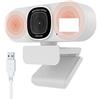 TIEOAXFT Webcam grandangolare V15-AF 75° 2K Full HD 30fps con microfono USB for videoconferenze for computer portatili Mac PC