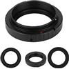 Sxhlseller Anello Adattatore in Metallo, Obiettivo Telescopico con Attacco T2 per Fotocamera M42X0,75 Mm con Filettatura/Attacco per Fotocamera Mirrorless