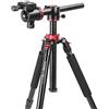 ZoMei Treppiedi per fotocamera Zomei in alluminio da 72 pollici con braccio di prolunga monopiede, testa a sfera a 360 °, colonna centrale ruotabile a 90 ° per videocamera Canon Nikon DSLR DV Scope