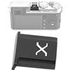 TOPINCN Copertura per Slitta a Caldo per Fotocamere Fuji Serie X, Dimensioni Compatte Facili da Trasportare, Materiale in Lega con Superficie Opaca, Lunga Durata