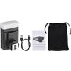 Horett Flash Universale Mini per Fotocamera GN10 Luce Flash On-camera Potenza di Uscita a 5 Livelli Tempo di Ricarica 3s Batteria Integrata per Fotocamera Digitale