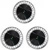 fonefunshop Camera Protectors Compatible with iPhone 13 Pro 13 Pro Max A Set of 3 Silver Glass