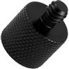 Snorvixre Dado adattatore fotocamera ad installazione rapida 3/8 1/4 conversione filettatura in metallo accessorio universale per montaggio treppiede, attacco fotocamera