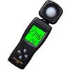OSALADI Illuminometro Digitale Portatile Precisione ±5% con Campo di Misura | Allarme stato Batteria, Plastica, 3 Batterie Aaa Incluse, per Fluorescenti e Grow Light, Sicurezza