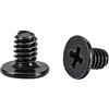 uxcell - Viti M2 x 4 mm, testa a croce con testa a croce nera, diametro 3,8 mm, per IBM HP, Dell, Lenovo Sony, Gateway, Acer Samsung, 200 pezzi