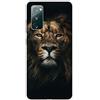 MUTOUREN Cover per Samsung Galaxy S20 FE 4G/5G Custodia in Silicone TPU Trasparenti Ultra Sottile Antigraffio Antiurto Protettivo Case con Pellicola Proteggi Schermo, Tigre