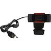Shuoshenm Webcam 720P, webcam HD con microfono a cancellazione del rumore, telecamera per computer Full HD con messa a fuoco manuale e base multifunzione per desktop, laptop o montaggio su t