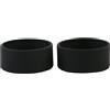 Generic Accessori per telescopi 2 Pz/lotto 34mm Protezioni Copertura In Gomma for Telescopio Microscopio Stereo Biologico Binoculare(Flat)
