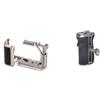 ZHFGJKSO Compatibile con la gabbia for fotocamera Sony A6400, telaio di protezione in lega di alluminio con attacco for treppiede for riprese video(Kit2 Titanium Grip)