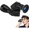 Zestivra Telescopio monoculare HD - Mini ottica compatta, binocolo tascabile | dispositivo portatile per esterni con forte ingrandimento, uso versatile per campeggio con connessione smartphone per fotografia