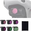 Susisang Mavic Mini 1/2 ND SE Kit Filtro, 6 Pack Camera Lens Polarizzatore Filtro per Drone Accessori Doppio Doppio Doppio Strato Di Nano-Rivestimento Viene utilizzato (CPL+UV+ND8/PL+ND16/PL+ND32/PL+ND64/PL)