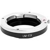 NATEFEMIN Durevole M a X Lens Mount Adapter Per Leica M LM Voigtlander Lens per Fujifilm Fuji X XF Accessorio Parte