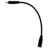 Aumotop Cavo Adattatore per Microfono Mini USB da 3,5 Mm per Telefono Cellulare Accessorio per Fotocamera