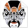 DIYthinker Opera di Pechino opera di Pechino maschera facciale Changbanpo arte cinese tradizionale cultura illustrazione colorata modello occhiali panno di pulizia del pulitore dello schermo 5PCS