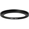 vhbw anello adattatore step-up da 49 mm a 58 mm compatibile con obiettivo fotocamera - Adattatore filtro, metallo, nero