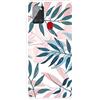 MUTOUREN Cover per Samsung Galaxy A21S Custodia in Silicone TPU Trasparenti Ultra Sottile Antigraffio Antiurto Protettivo Case con Pellicola Proteggi Schermo, Foglia di Cocco