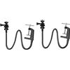 GROCKSTR 2X Supporto per Webcam, Supporto per Webcam Aggiornato con Braccio Flessibile Un Collo di Cigno E Morsetto, Vestito per Webcam C920, C922, C930