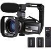 AMAZWI Telecamere d'azione 4K 60FPS. Ultra HD Videocamera digitale DV. Videocamera 4. 8MP 16x. Zoom WiFi Sharing Time Lapse Slow Motion for la fotografia Molteplici modalità di scatto, ripresa facile