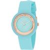 LIU JO Time TLJ2205 - Orologio da polso da donna in silicone, 33 mm, colore: Celeste