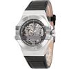 Maserati POTENZA Orologio Uomo Meccanico automatico in Acciaio, Cuoio - R8821108038