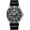 TOPHILL - Orologio subacqueo da uomo, 43,5 mm, movimento giapponese, NH35, quadrante in vetro zaffiro, calendario luminoso, automatico, meccanico, impermeabile, 300 m, TD008G, Silicone nero, striscia