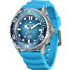 NORTH EDGE Triton-TI - Orologio subacqueo da uomo a energia solare, cassa in titanio, impermeabile fino a 300 m, luminoso, auto-ricarica, lunetta unidirezionale, orologio subacqueo professionale