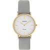 Oozoo Vintage Orologio da donna con cinturino in pelle piatta 32 mm
