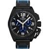 TW Steel Swiss Canteen Mens 46mm Quartz Chronograph Watch with Leather Strap