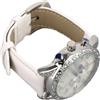 Generic Orologio Automatico da Uomo, Orologio da Polso Meccanico Multifunzionale Luminoso per l'uso Quotidiano (Quadrante bianco cinturino bianco)