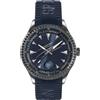 Philipp Plein Plein Sport - Orologio analogico al quarzo Lineman da uomo, Argento/Blu - Ps5ba0524, cinghia