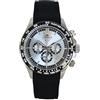 Lorenz Chrono 26175QQ - Cronografo da uomo con cinturino in gomma - sub 100 metri