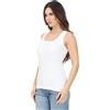 Pinko Canotta Bianca da Donna con Logo Love Birds M