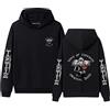 Aoligeinb Death Note Felpa con Cappuccio Anime Shinigami Ryuk Costume Cosplay Casual Stampato Manica Lunga Felpa con Cappuccio Pullover Giacca per Donna Uomo