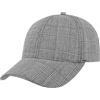 LIPODO Cappellino Glencheck Donna/Uomo - Berretto a Quadri Baseball con Visiera, Fodera, Chiusura a Strappo Estate Primavera/Estate - Taglia Unica Nero-Bianco