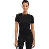 SIROKO - Maglia Intima da Ciclismo a Maniche Corte in Lana da Donna SRX Premium Skin - L-XL - Nero