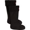 Hunter Unisex 6 Stitch Cable Tall Boot Sock Polyfleece Black 39-42 EU