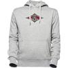 Luxogo Vintage Surfing Bear Big Wednesday Cult Unisex Grigio Felpa con Cappuccio Uomo Donna Unisex Grey Hoodie Men's Women's