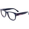 DSQUARED2 D2 0048 Occhiali, Blue Black, 51 Uomo, Blu nero