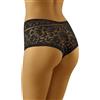Wolbar Culotte da Donna Alte in Pizzo Floreale WB474, Nero,L