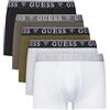 GUESS 5 Pack Trunk U4YG16K6YW1 Colore FM0F (IT, Testo, S, Regular, Regular)
